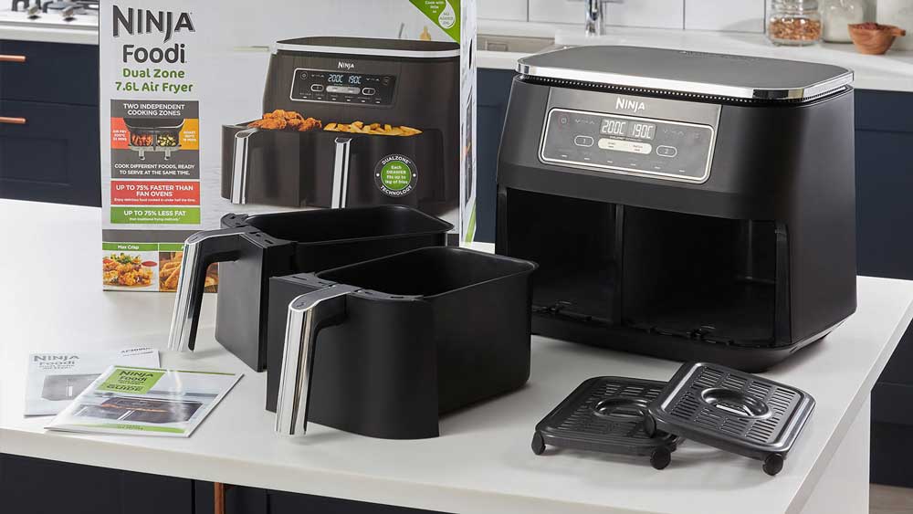 سرخ کن بدون روغن نینجا مدل AF300 - Ninja AF300UK WhatsInTheBox Carousel 1600x900 1