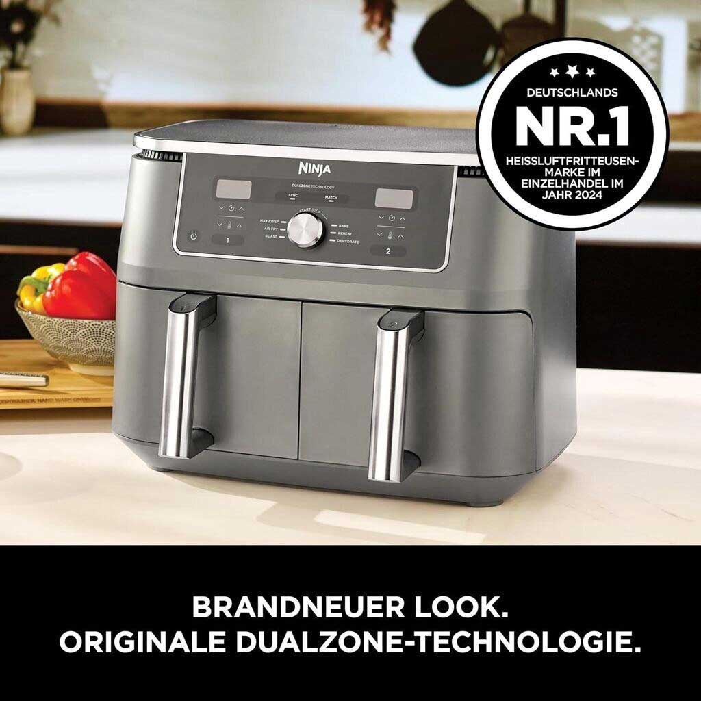 سرخ‌ کن هواپز دوقلو نینجا مدل DZ400 - ninja dual zone airfryer dz400 4