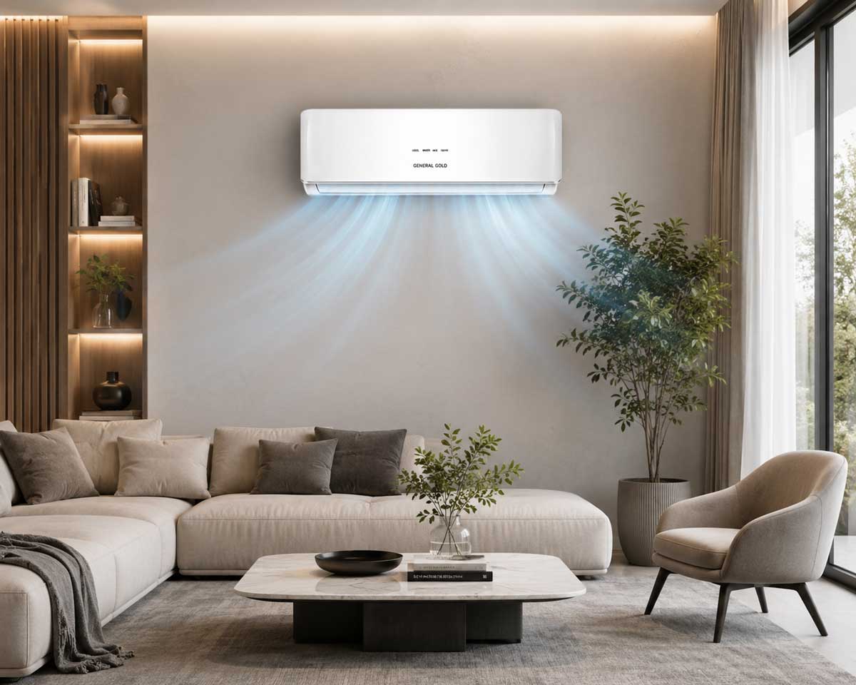 کولر گازی 36000 جنرال گلد مدل GG-MS36000 ENZO T3